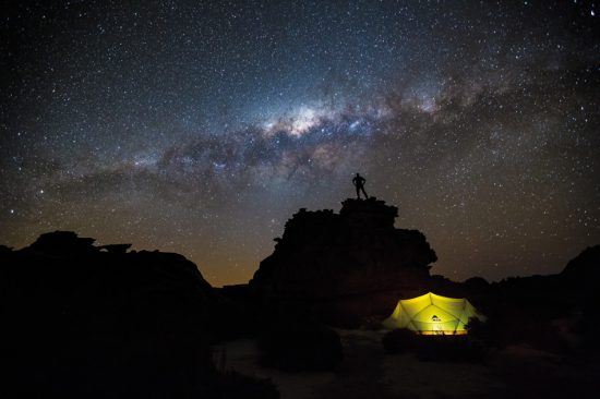 Gazing up at the stars in the Cederberg 