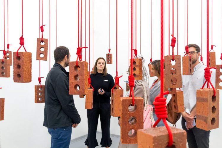 Oeuvre au Zeitz MOCA, musée d'art contemporain au Cap