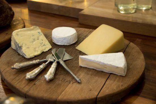 A cheese wheel at MannaBay for breakfast