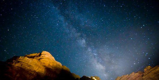 Gazing up into the stars at Kagga Kamma in the Cederberg