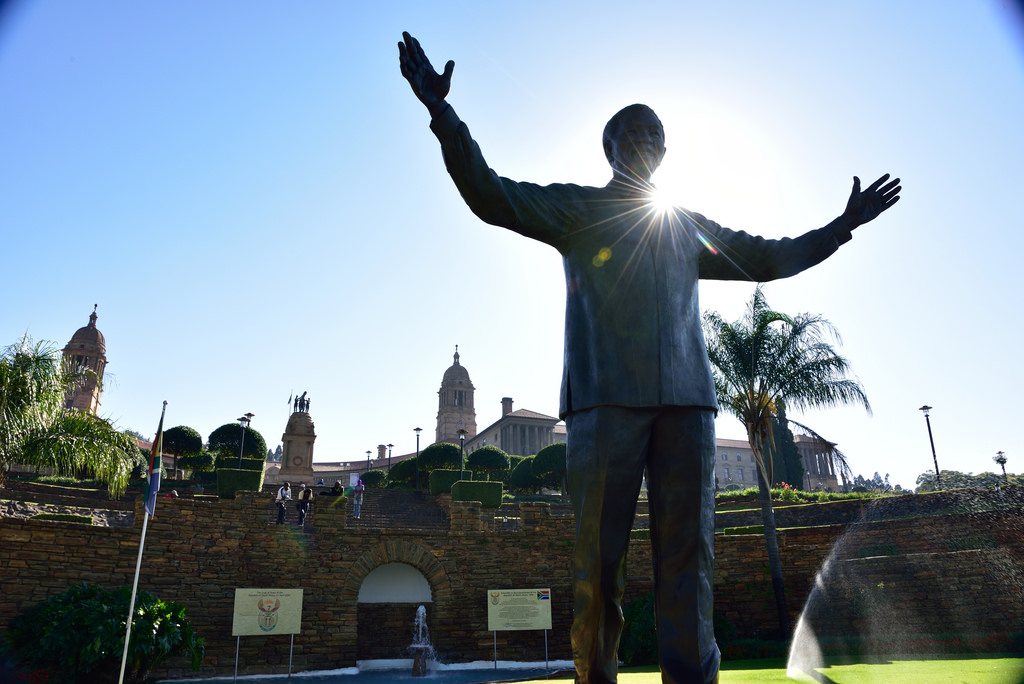 Estatua de Nelson Mandela en Pretoria