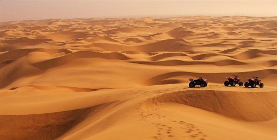 Die schier endlose Wüste in Namibia