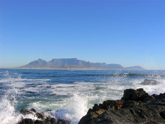 Um dos melhores lugares para contemplar a Table Mountain, Table View