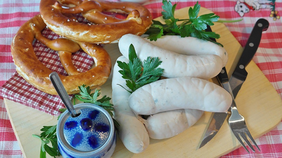 Weißwurst und Breze