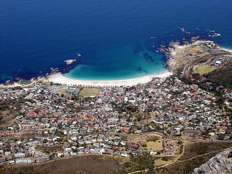 Camps Bay vista de cima