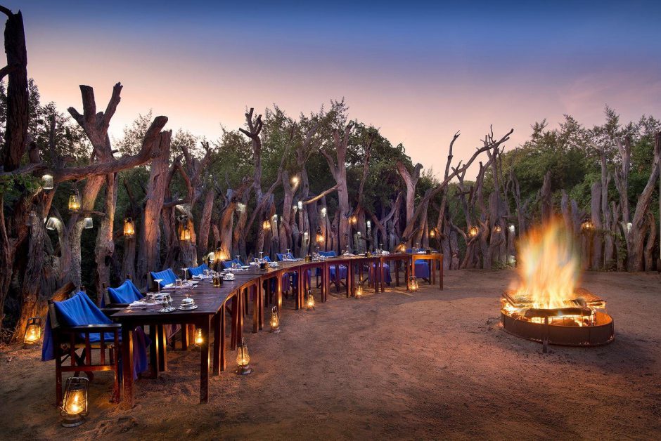 Romantic Places: Boma dinner at Royal Chundu River Lodge