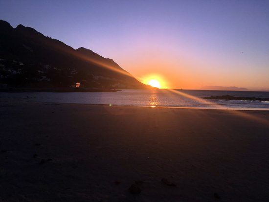 Pôr do sol em Gordon's Bay