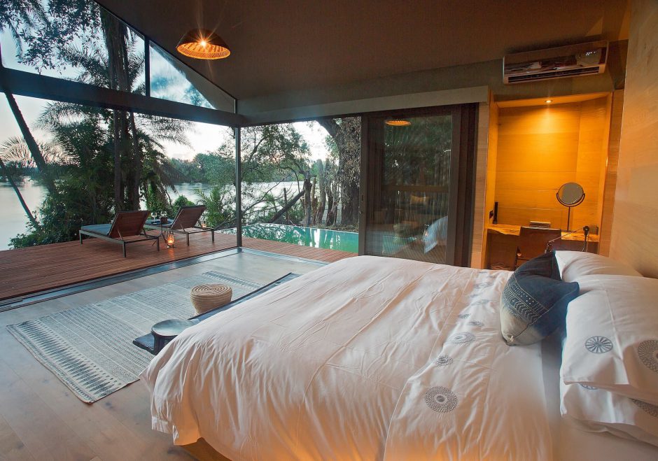 Suite at Thorntree River Lodge with plunge pool and river view