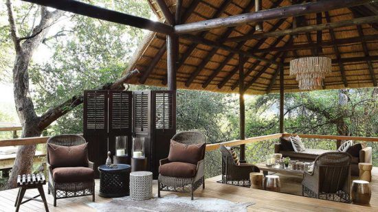 Das Aussichtsdeck in den Baumkronen - Londolozi Tree Camp