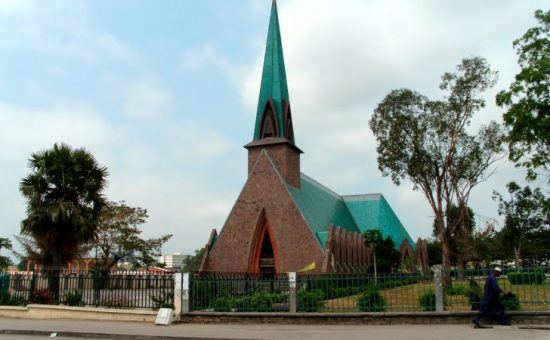 Die Kirche Basilique Sainte-Anne in Brazzaville