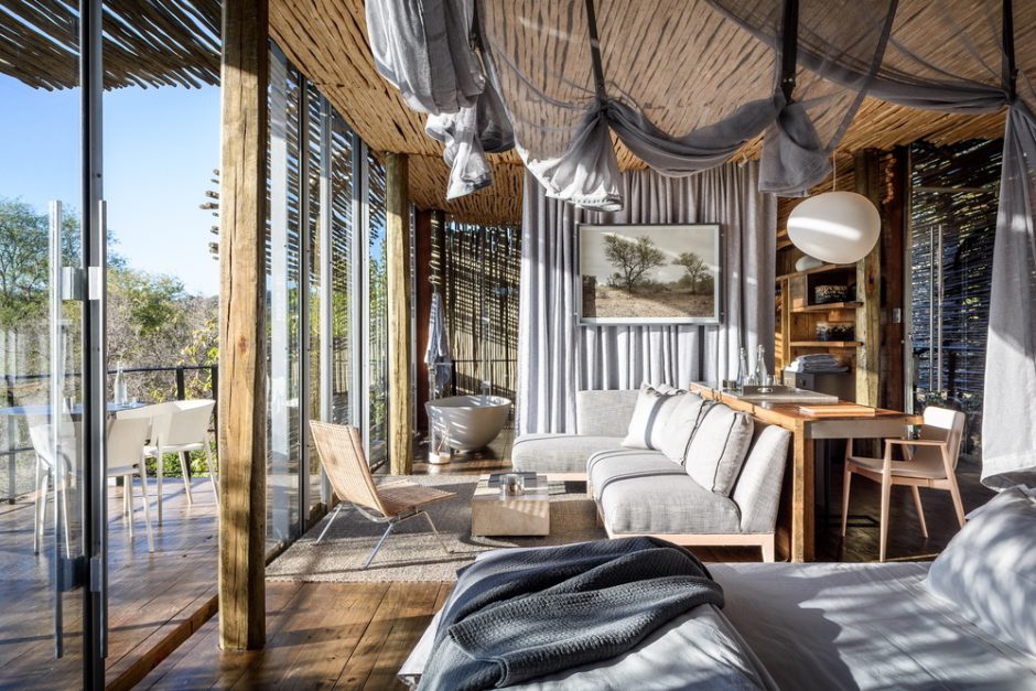 Expect to find the epitome of opulence in the heart of the bush - Singita Lebombo Lodge in Kruger