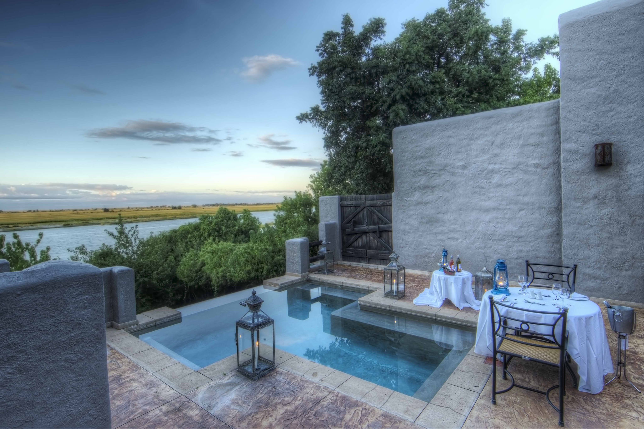 Chobe Game Lodge's suite pool in Botswana