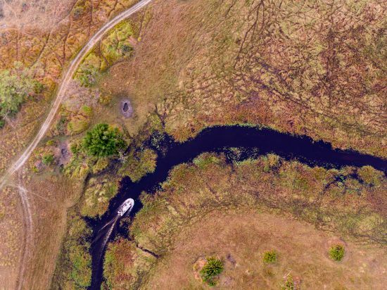 A sky high view of the Chobe Region