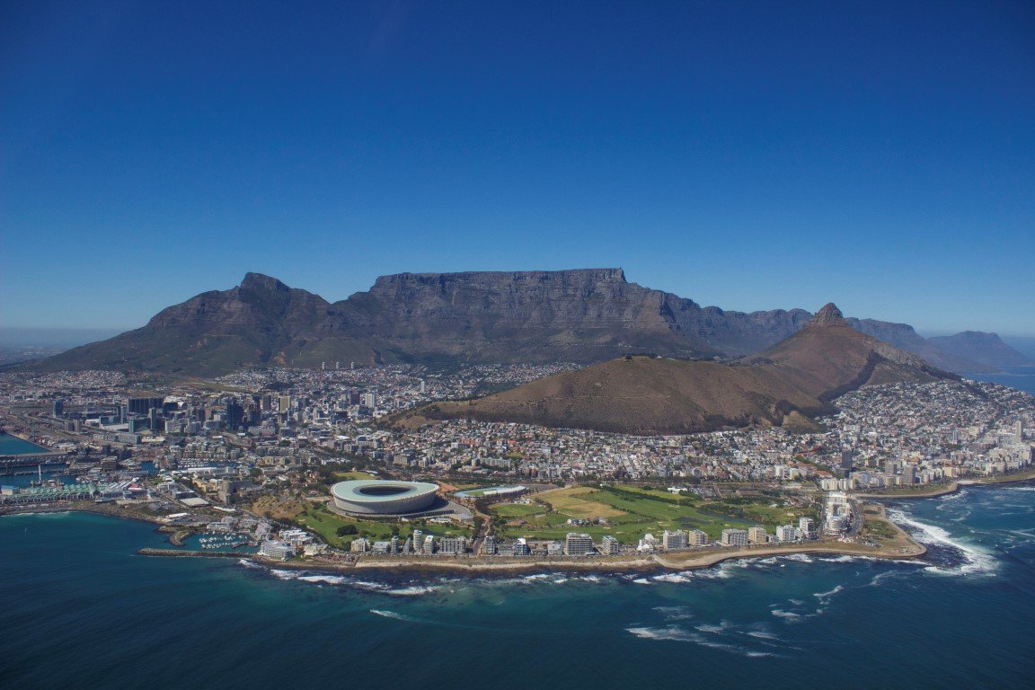 Wunderbarer Ausblick auf den Tafelberg und Kapstadt