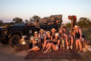 Our Rhino Travel Experts on educational at Londolozi