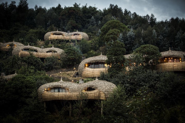 Bisate Lodge Exterior in Rwanda