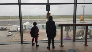 Kids travelling from Cape Town to Johannesburg