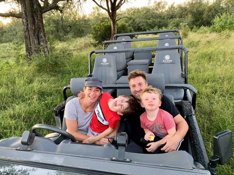 A phenomenal family holiday at Silvan Safari, with my husband Terence and my 2 nephews