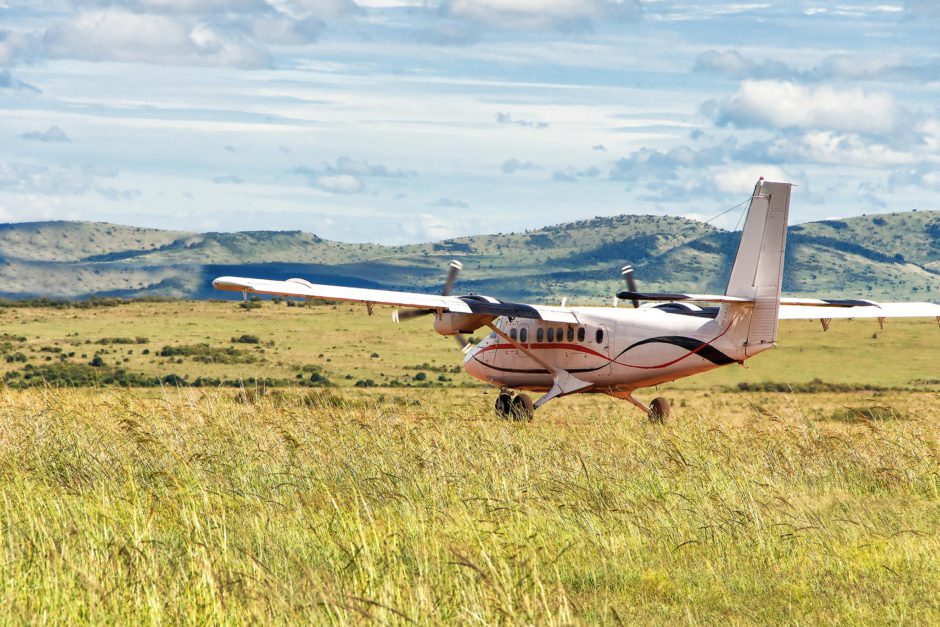 Volar en la naturaleza salvaje de África es a menudo una experiencia única e impresionante