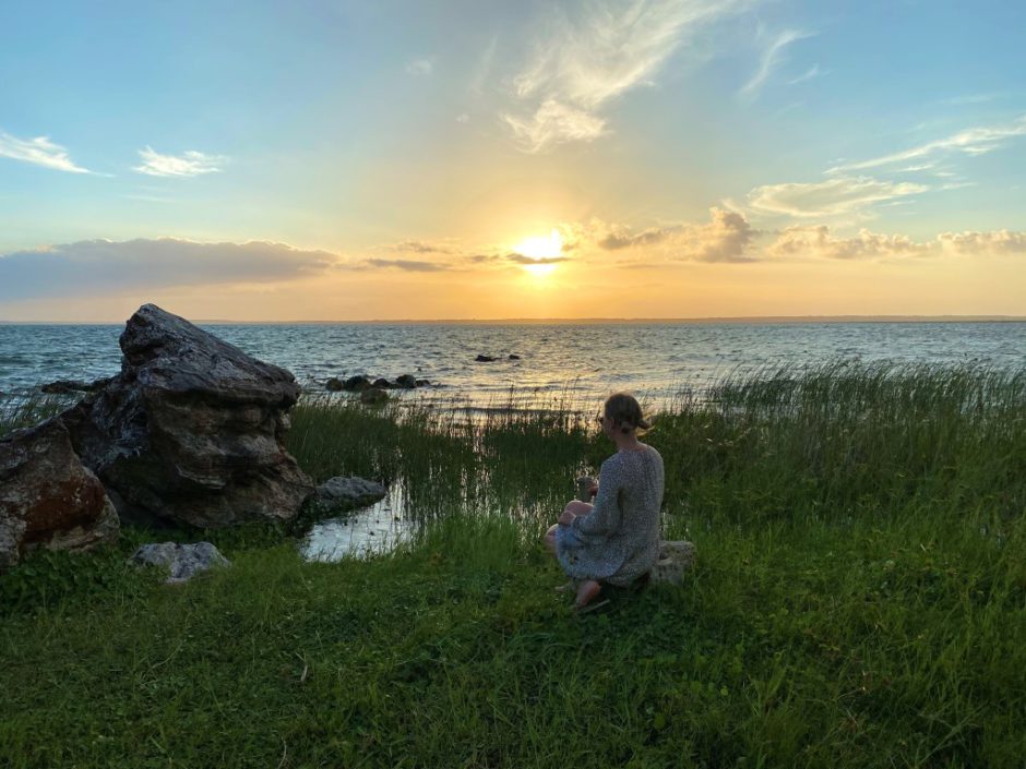 Magical sunset at Lake Sibaya while staying at Thonga Beach Lodge