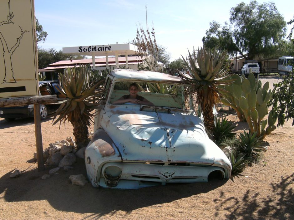 Accidentes automovilísticos en Solitaire, Namibia