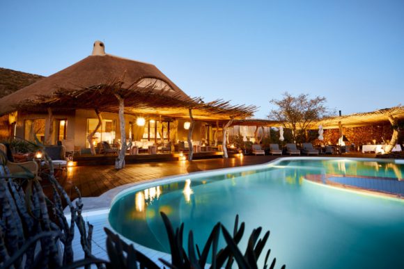 Swimming pool at Tswalu Motse Lodge