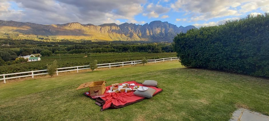 Experience a picnic in your room or at one of Mont Rochelle’s various breathtaking spots