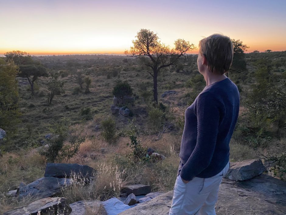 Traumhafter Sonnenuntergang im Sabi Sand Game Reserve