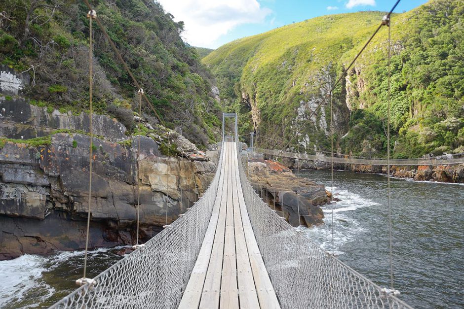 Parque Nacional Tsitsikamma na Rota Jardim