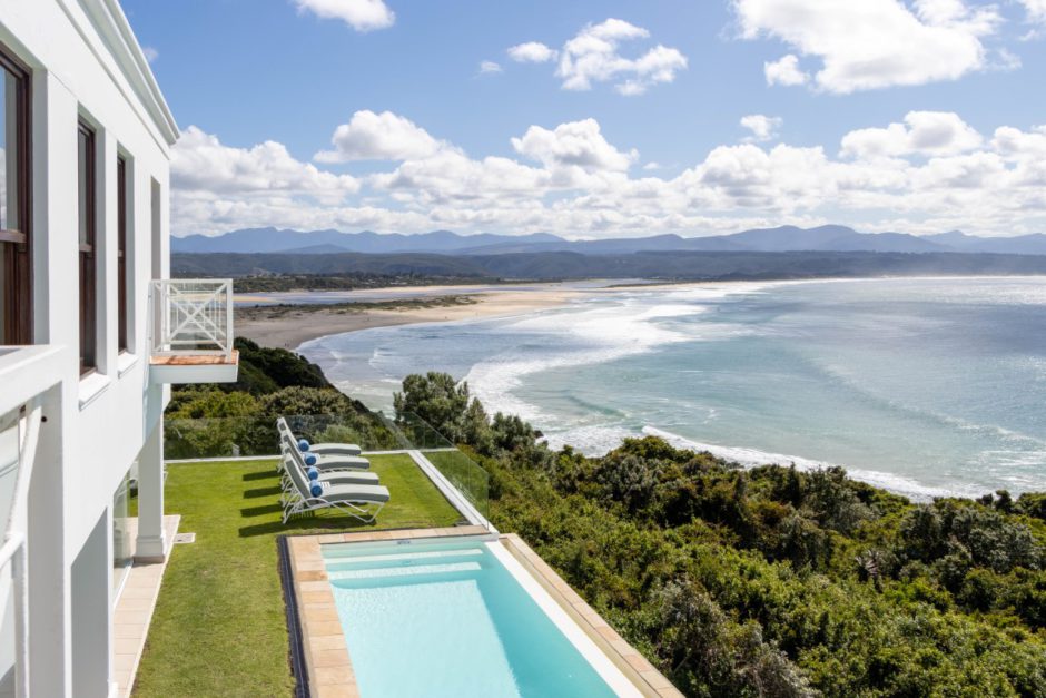 Aussicht vom The Plettenberg Hotel an der südafrikanischen Garden Route