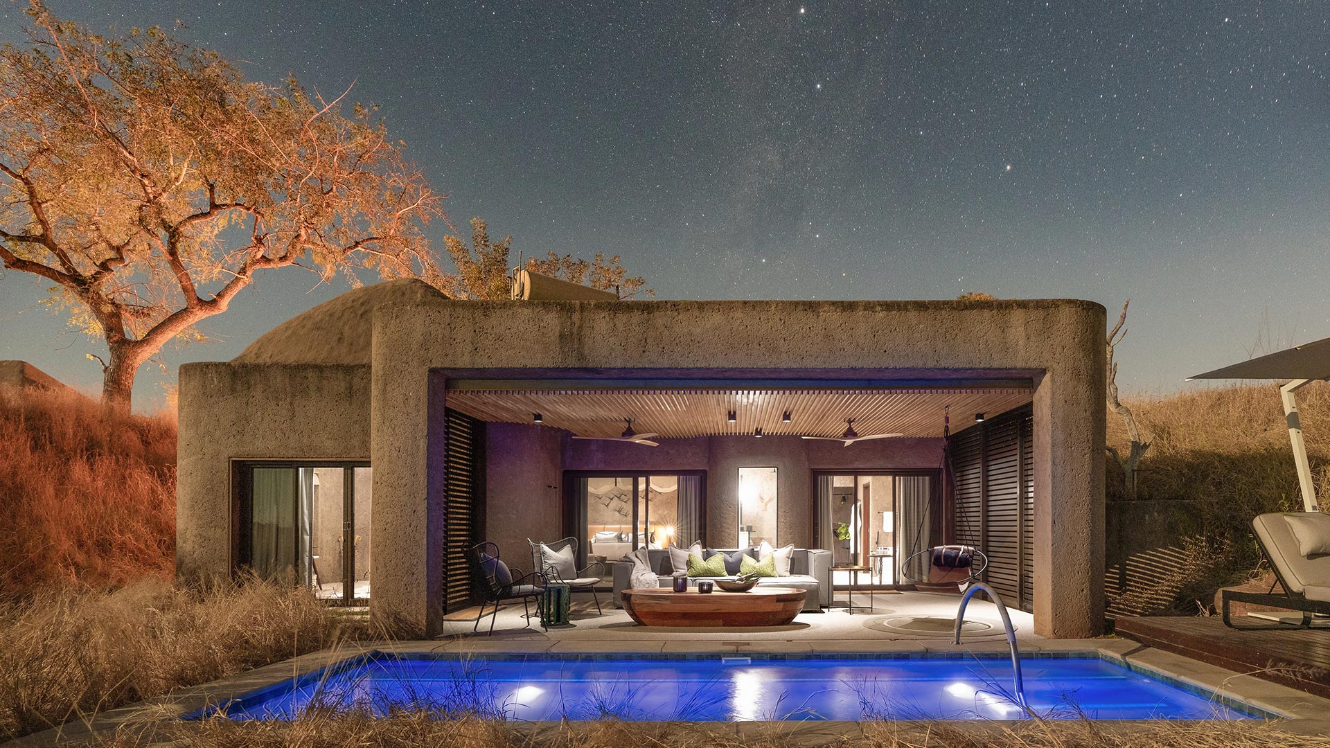 accommodation at sabi sabi earth lodge