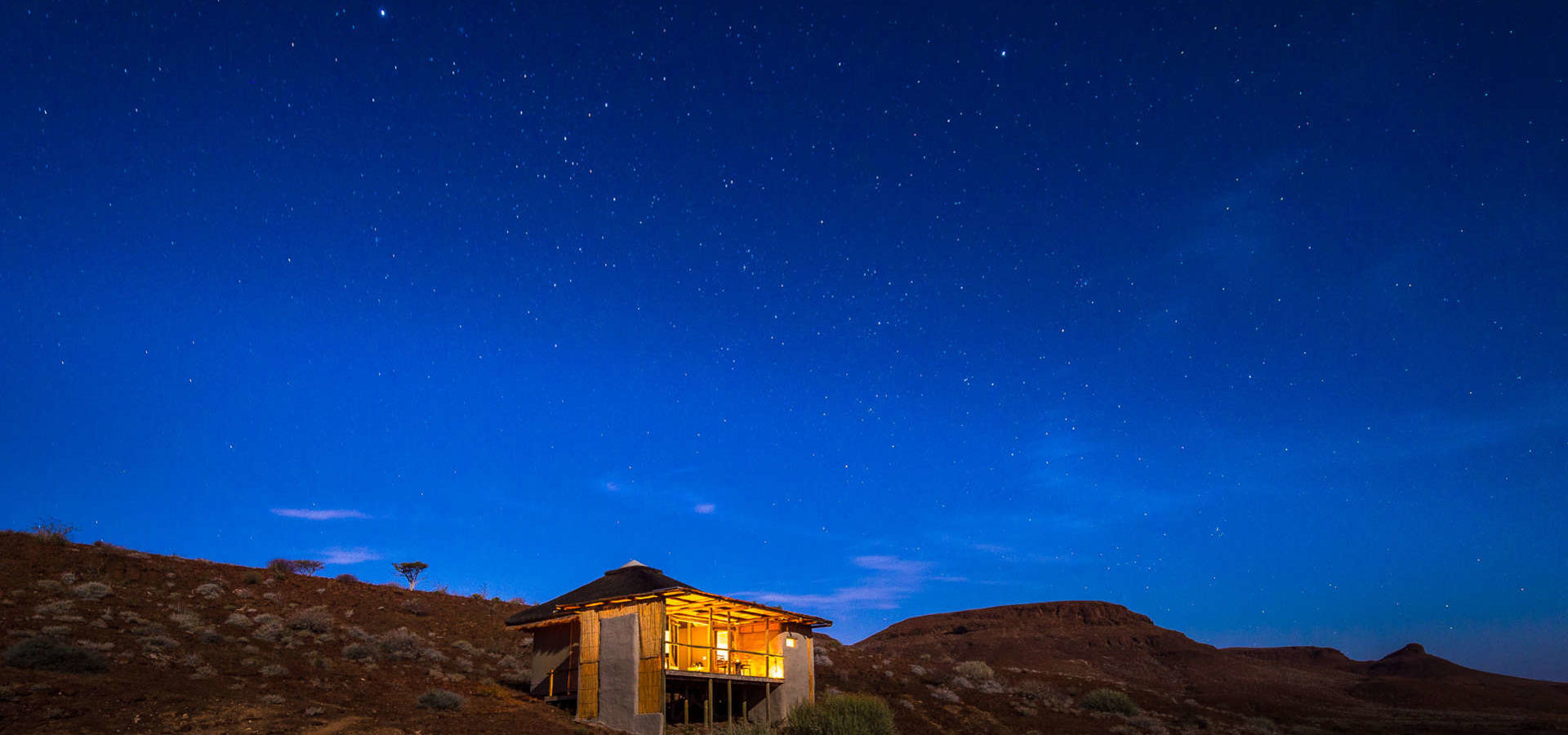 Damaraland Camp under a blanket of stars