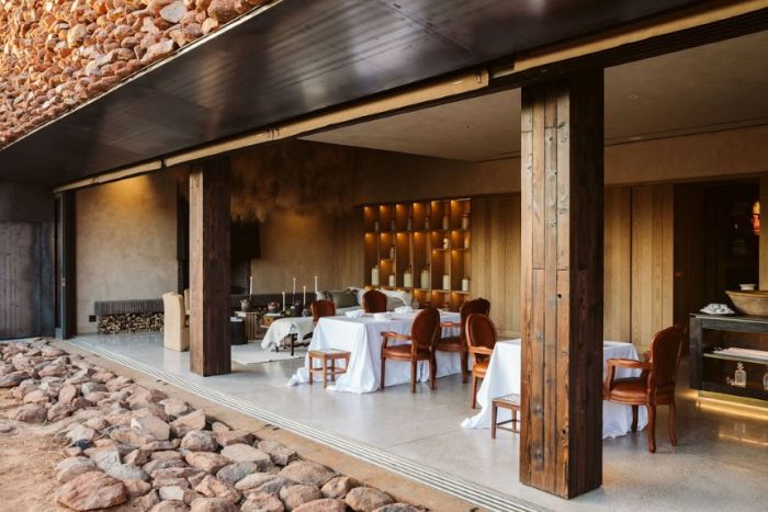 Klein JAN restaurant at Tswalu 