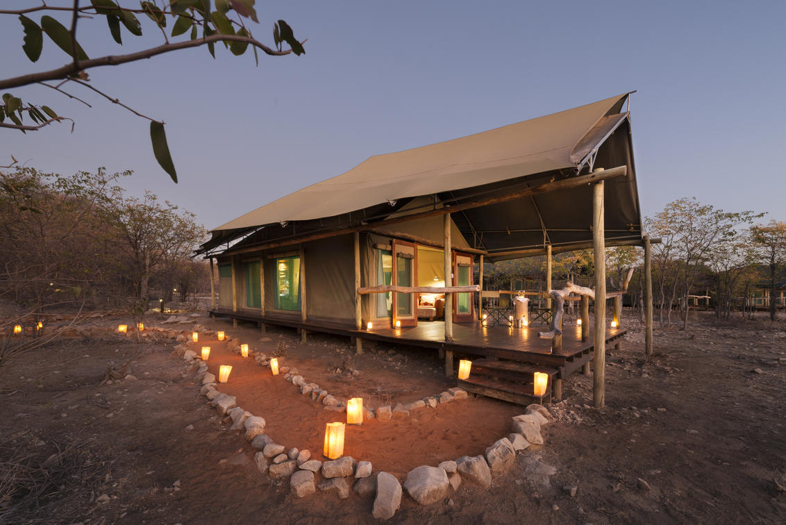 Ongava Tented Camp in Etosha National Park