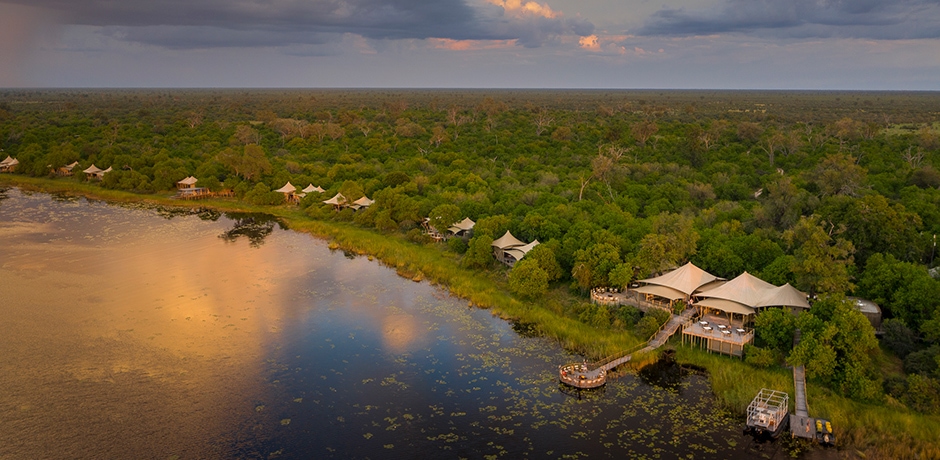 Niché le long de la rivière Linyanti au cœur de la région de l'Okavango