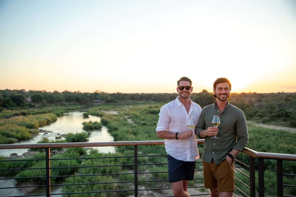 View of the Sabie River from Kruger Shalati Lodge