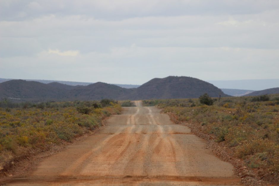 Schotterpiste im Sanbona Wildlife Reserve