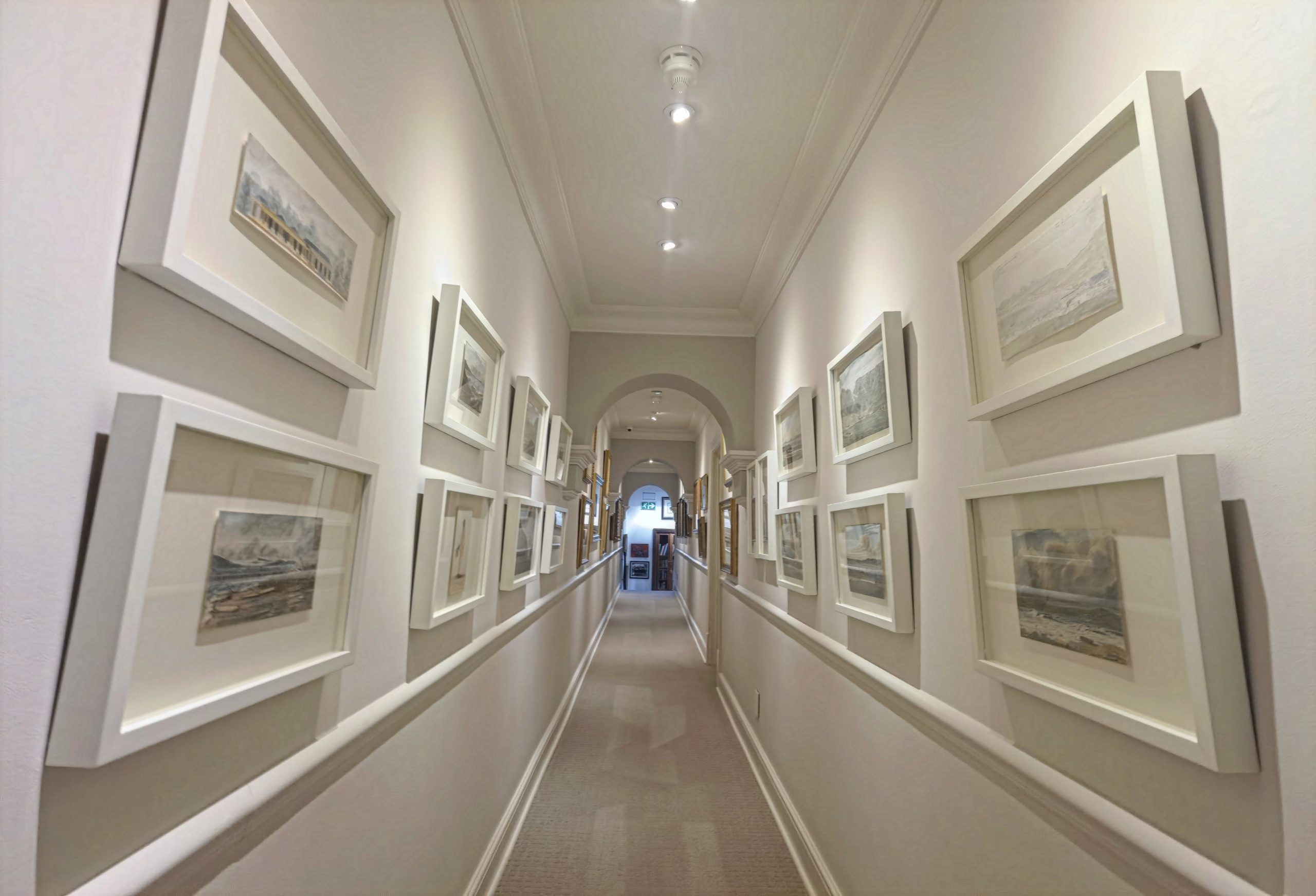 The Passage of Time Corridor at Ellerman House Boutique Hotel