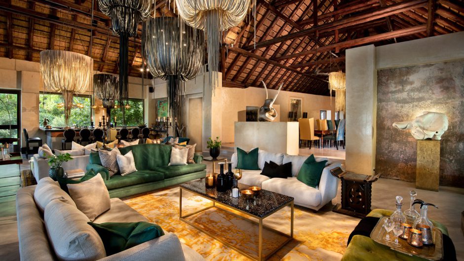 Chitwa's décor combines an eclectic blend of European style with traditional African chic