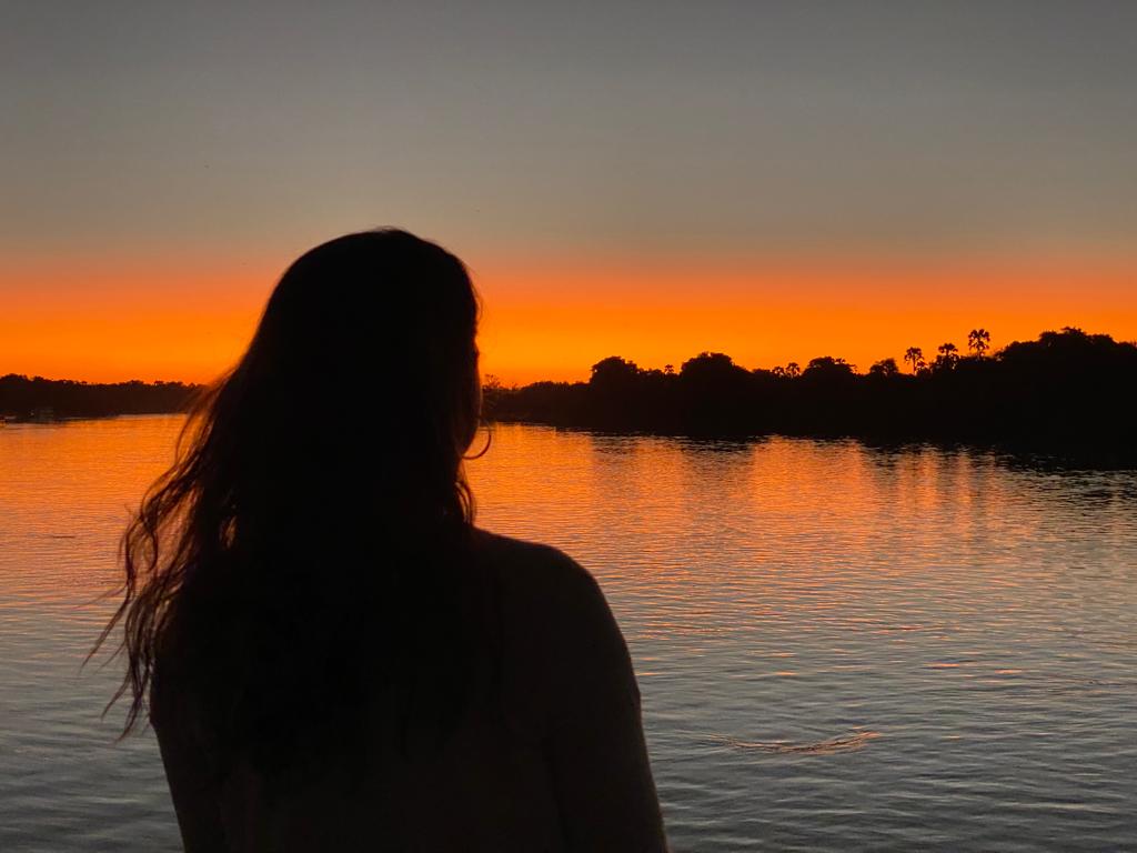 Sunset on Zambezi River