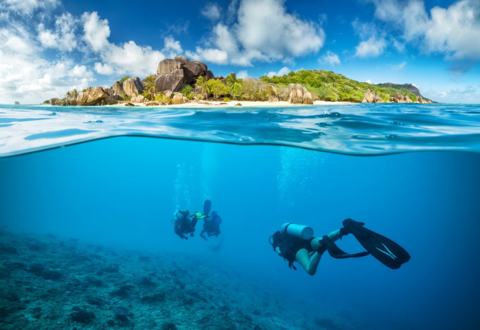 Snorkelling in Seychelles