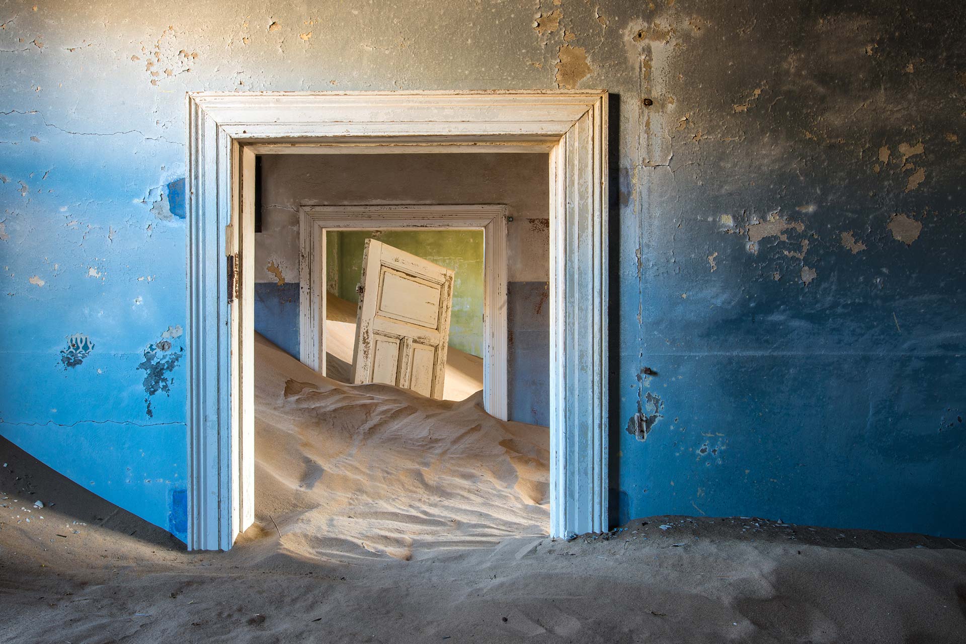 Kolmanskop is a ghost town in the Namib in southern Namibia