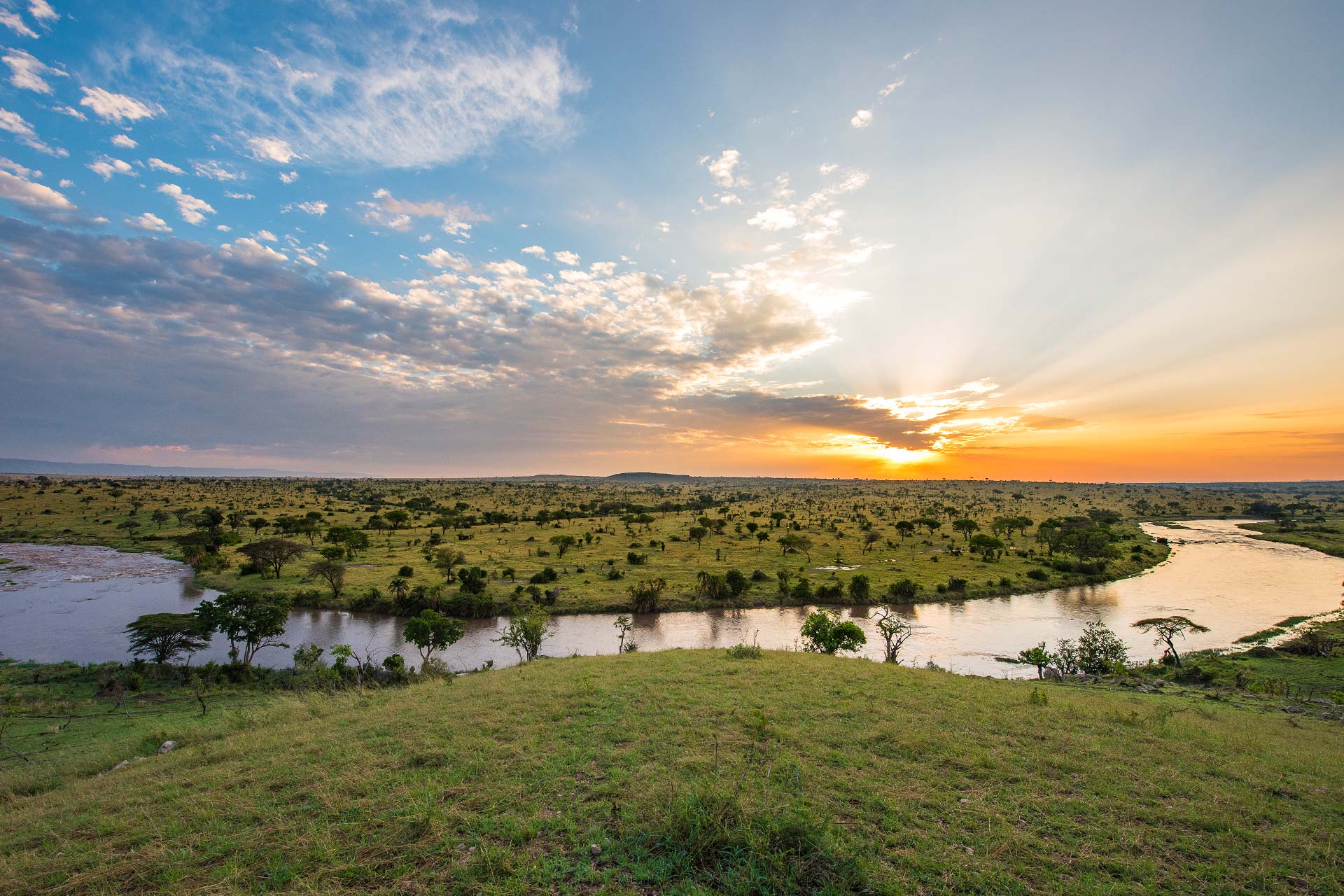 mara river post landscape view