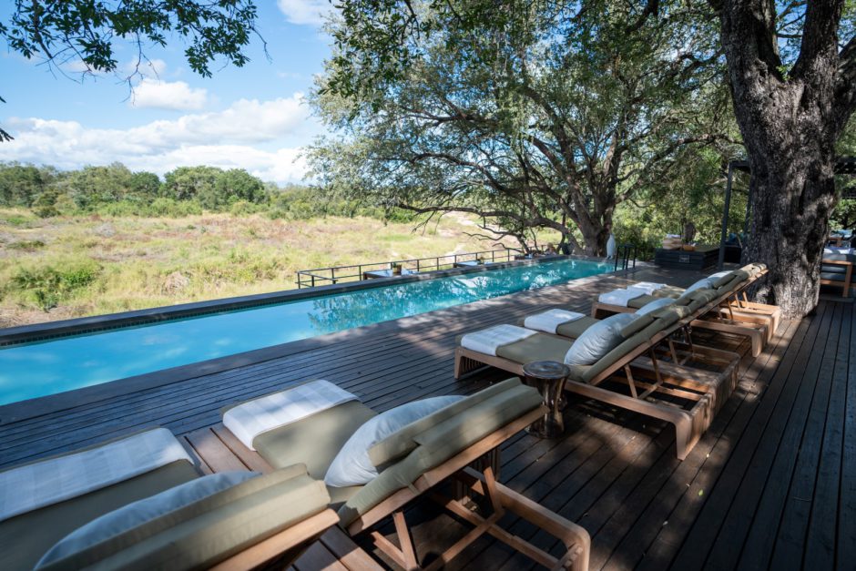 Pool with a view at Silvan Safari Lodge