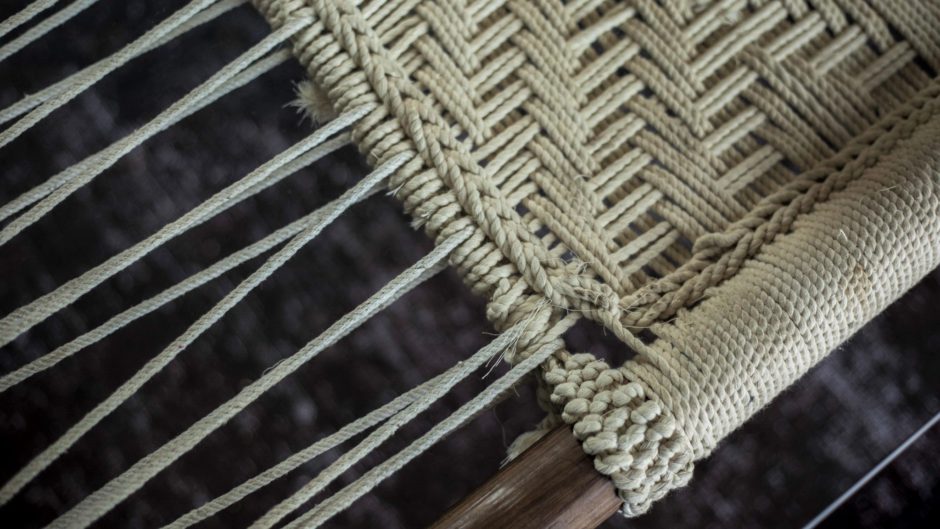 Handwoven details are interpreted in Silvan's design