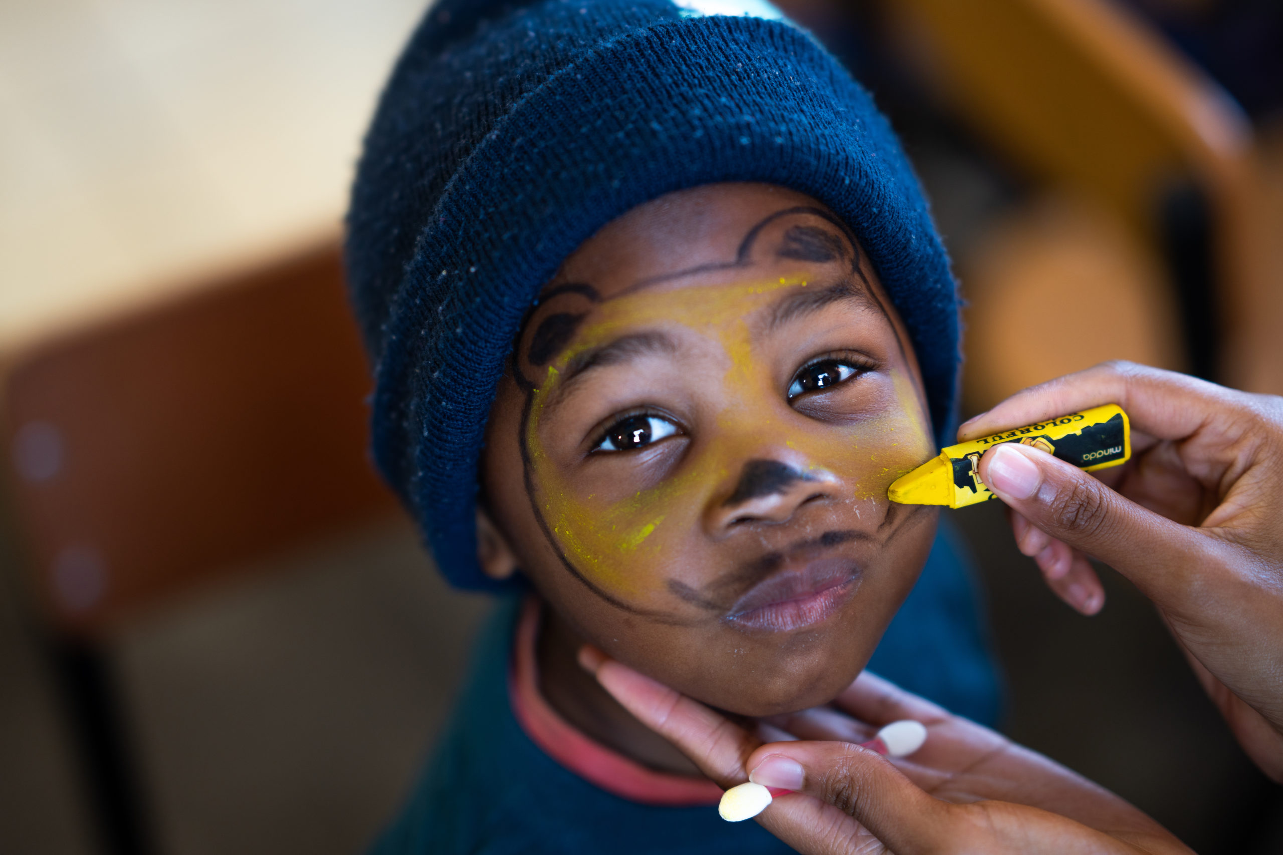 face paint mandela day 2022 khumbulani