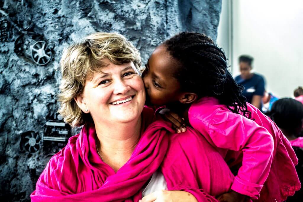 Founder Kate Groch and her adopted daughter Maya