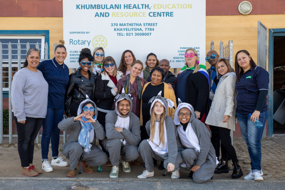 Rhino Africa team at Khumbulani Centre on Mandela Day 2022