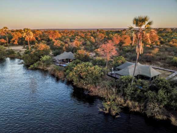 Die Old Drift Lodge hat eine traumhafte Lage am Sambesi