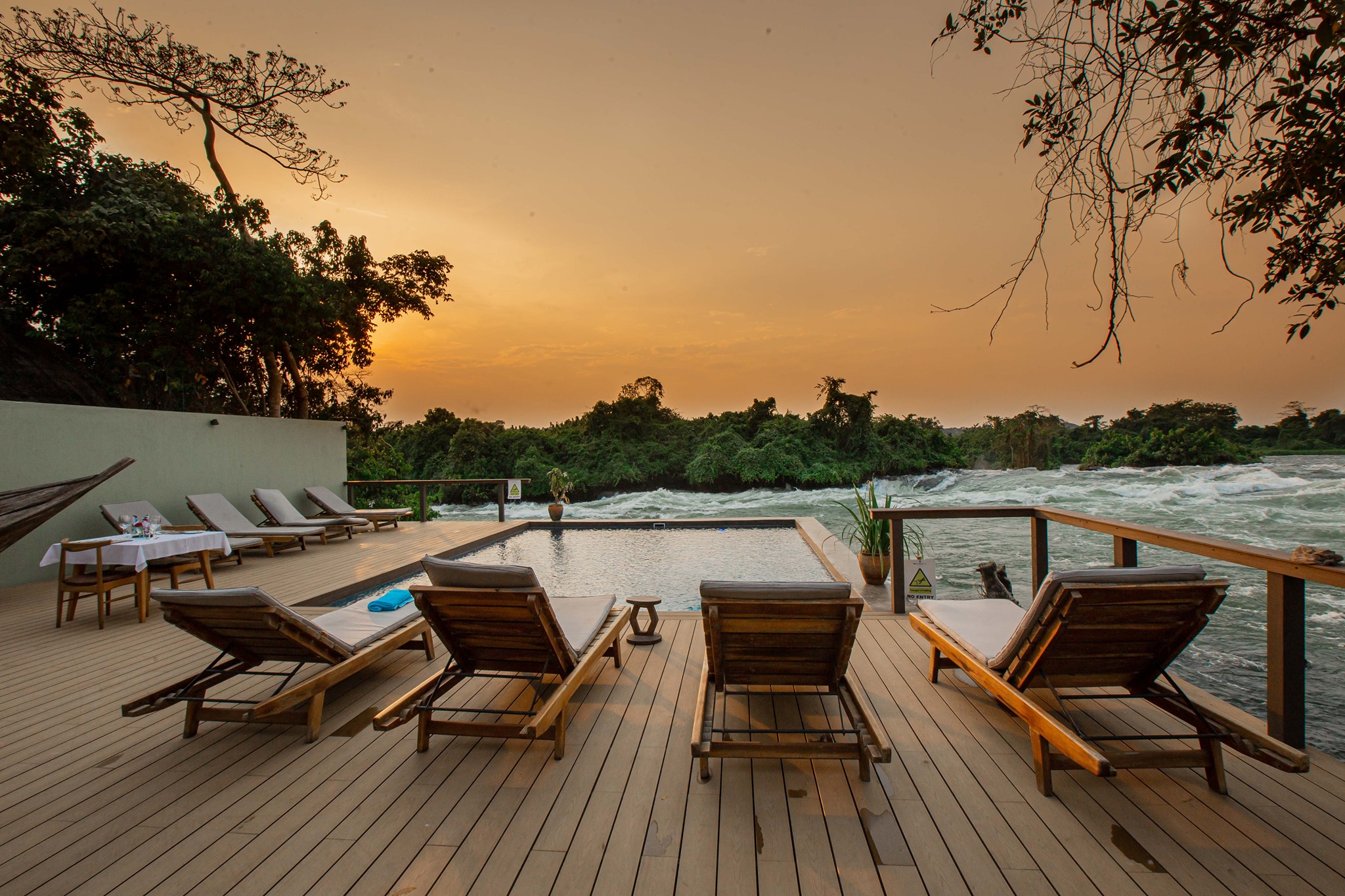 Lemala Wildwaters Lodge view from pool